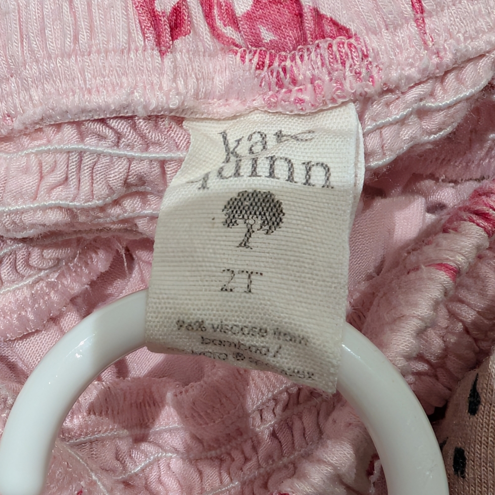 Kate Quinn Kids Floral and Flamingo Shorts Set - Pink, Red, Blue - Picture 2 of 5